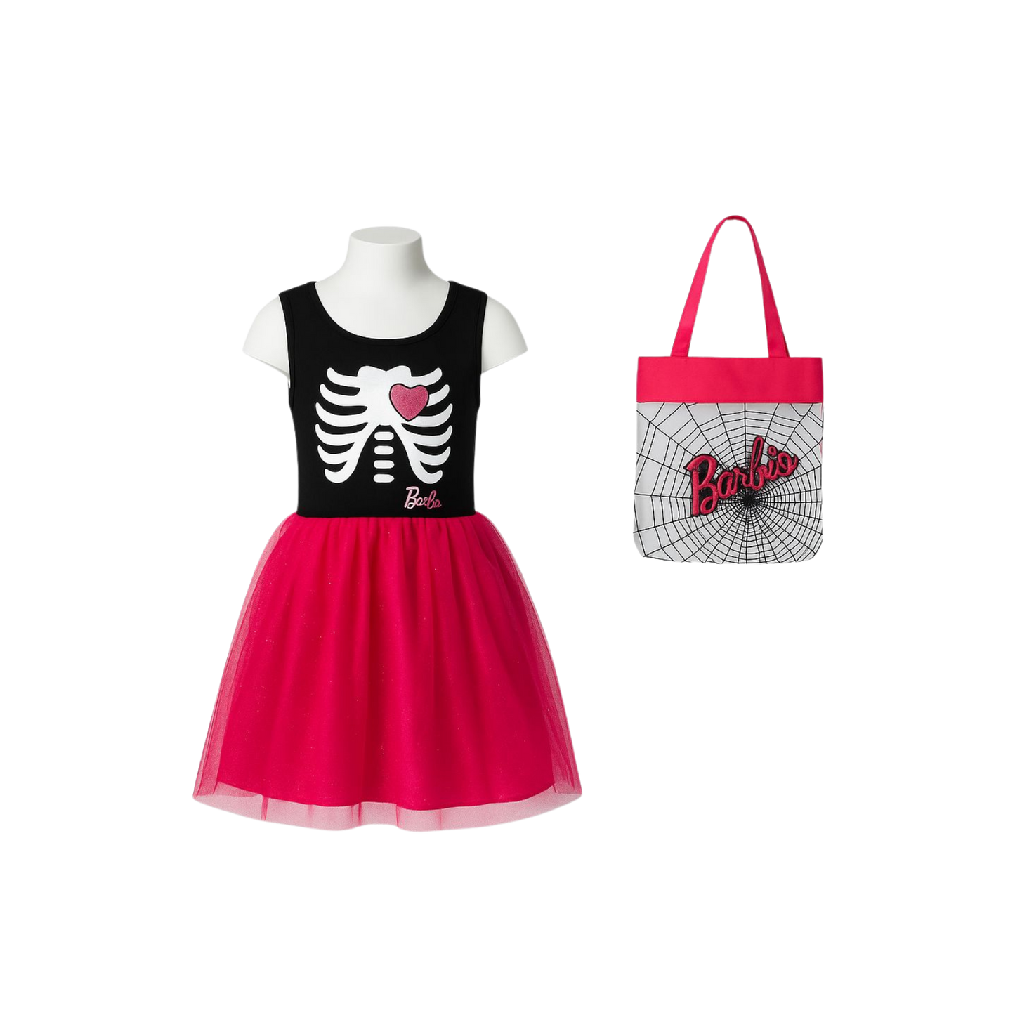 Disfraz Barbie Esqueleto Niña Halloween