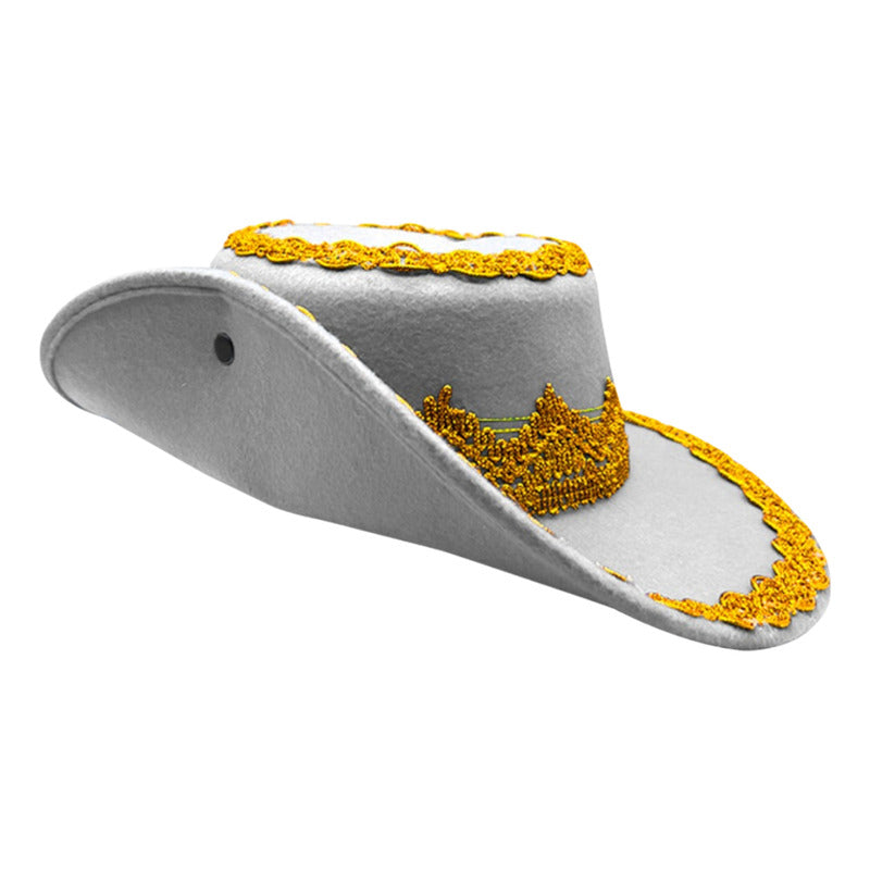 Sombrero Caporal - Bailes Típicos - Blanco