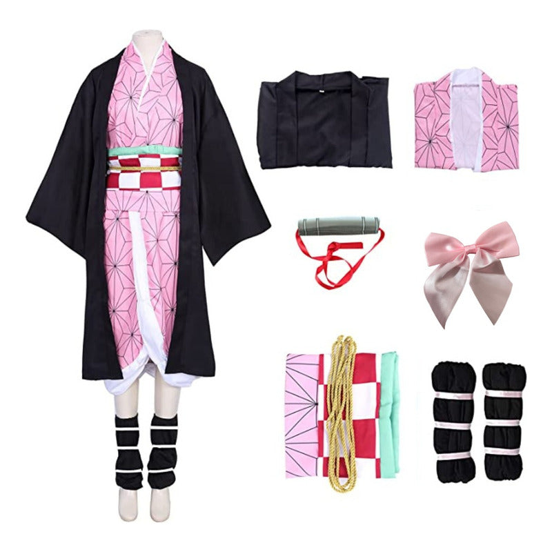 Disfraz Nezuko Cosplay Halloween Niños