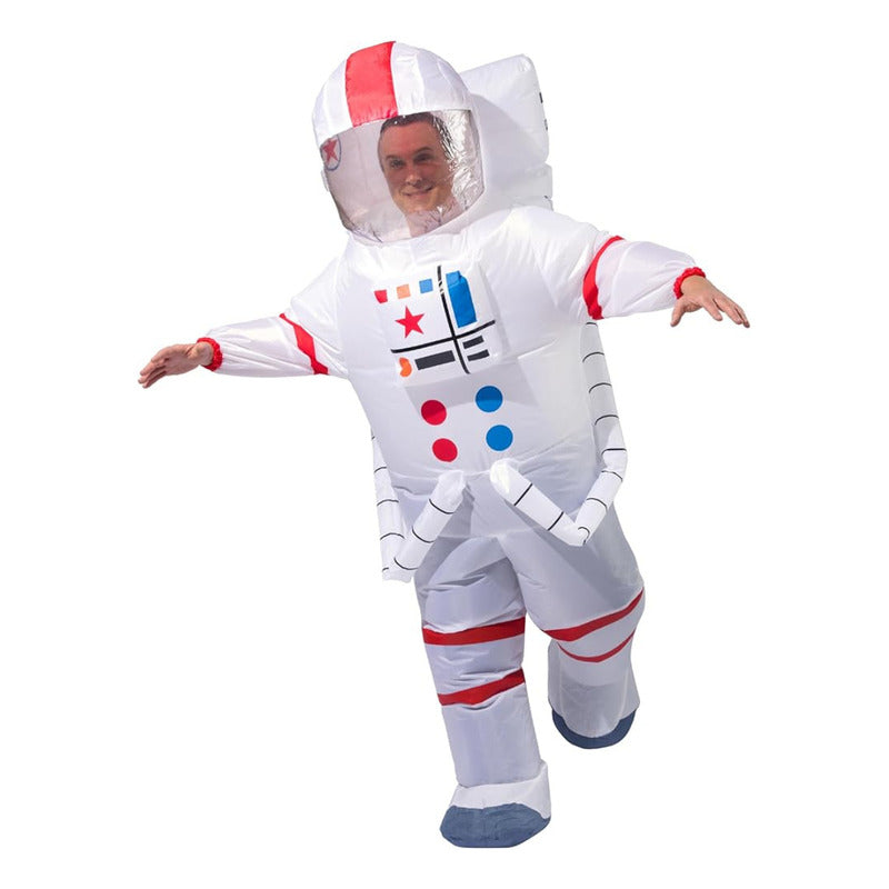 Disfraz Inflable De Astronauta Niño-adulto Blanco Niño-120-150cm