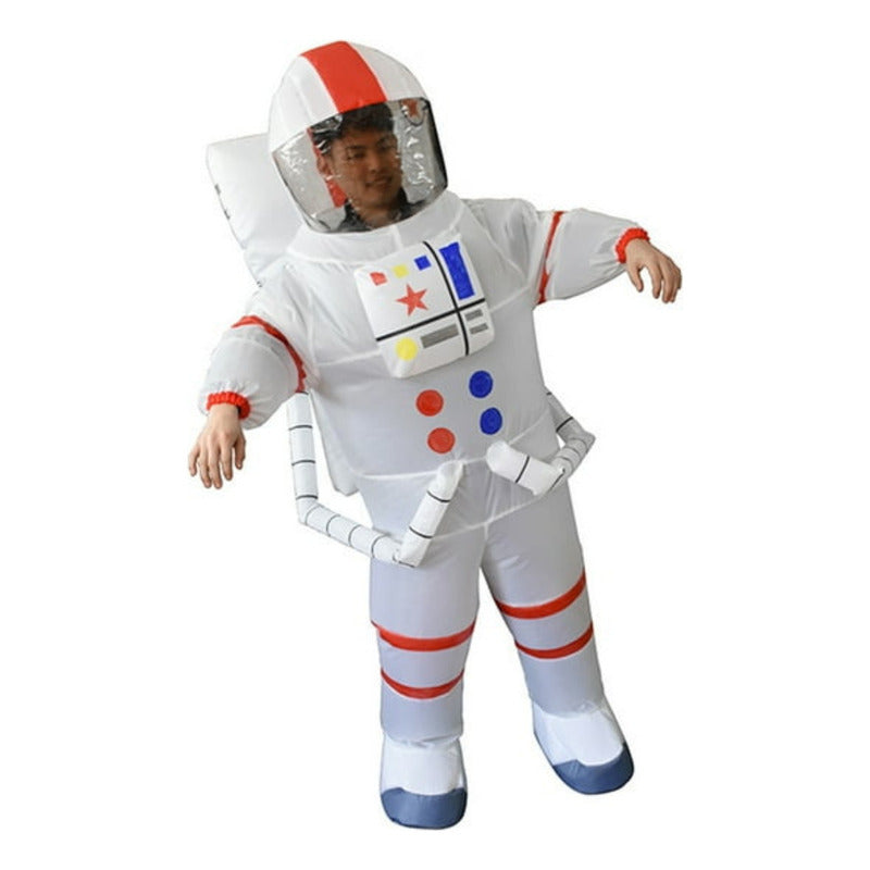 Disfraz Inflable De Astronauta Niño-adulto Blanco Niño-120-150cm