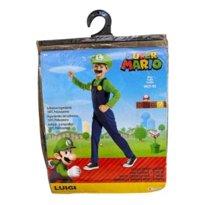 Disfraz Nintendo Super Mario Bross Y Luigi Fancy Para Niños