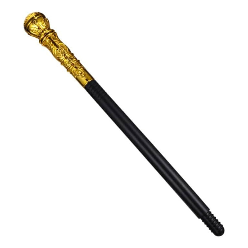 Baston De Lujo Elegante Accesorio Cosplay Para Disfraz Dorado 93cm