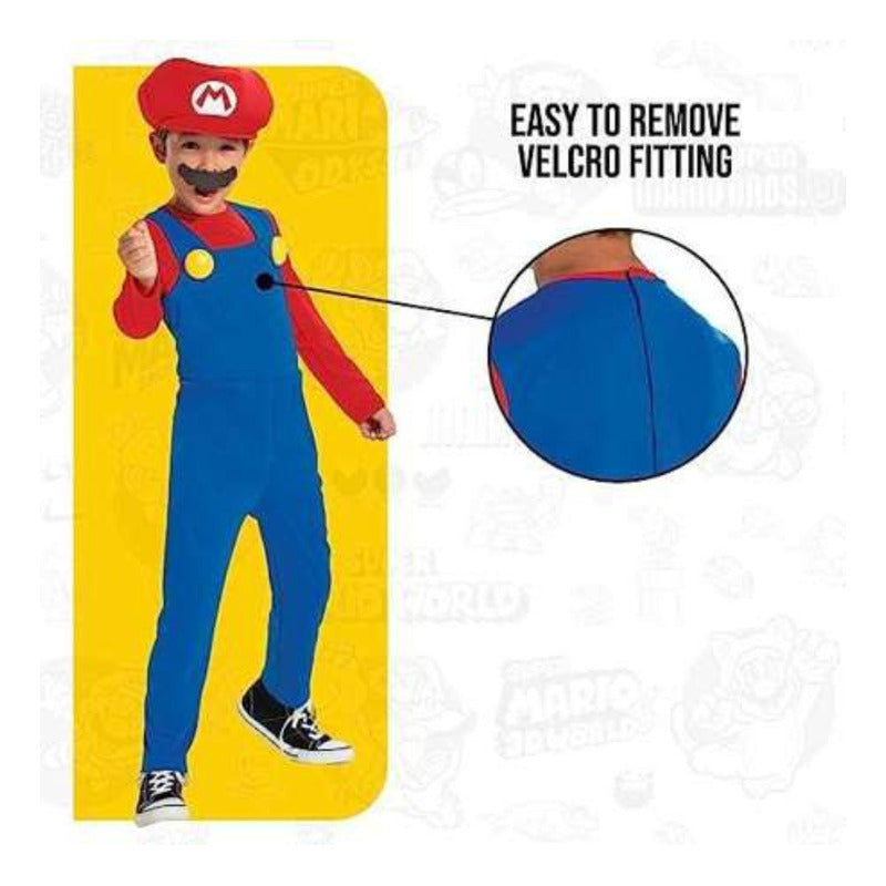 Disfraz Nintendo Super Mario Bross Y Luigi Fancy Para Niños