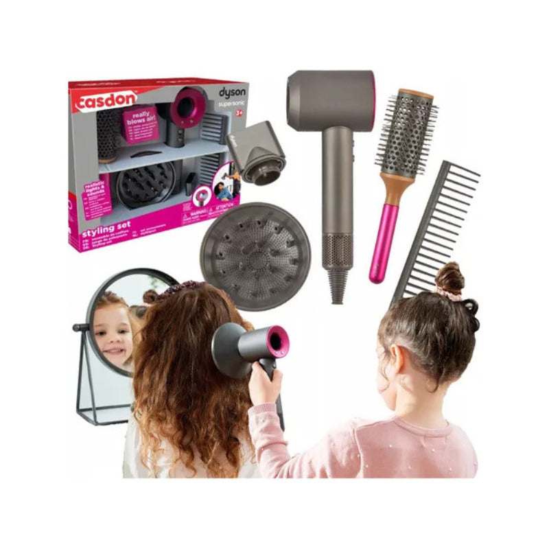 Set De Peluqueria Juego Simulacion Para Niñas Juguete 9pzs