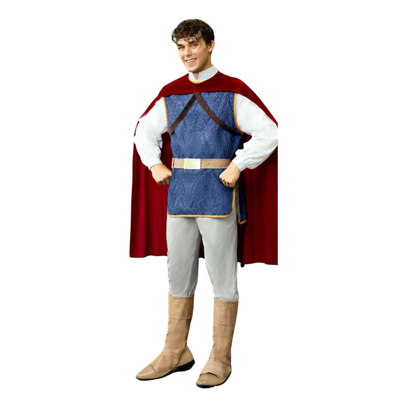 Dsfraz De Principe Hombre Adulto Cosplay Azul