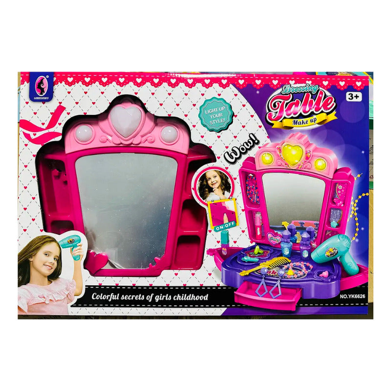 Juego Tocador De Belleza Con Accesorios Para Niñas