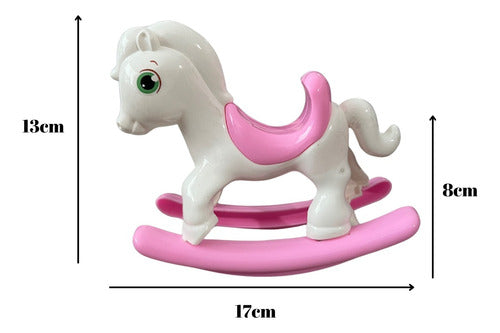 Bebé Llorón Con Pony balancin Juguete Niñas