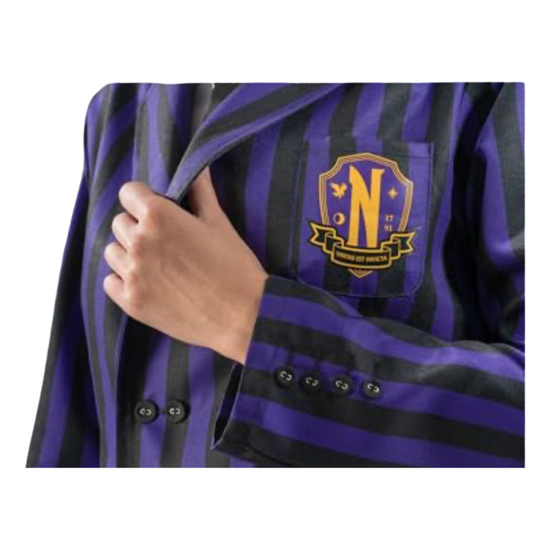 Disfraz Enid - Merlina Uniforme Purpura