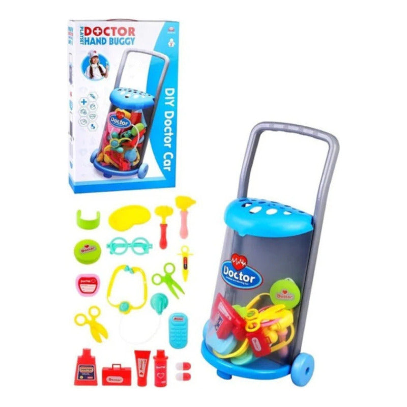 Maletin Carrito Doctor De Juguete, Set Medico Doctor Niños