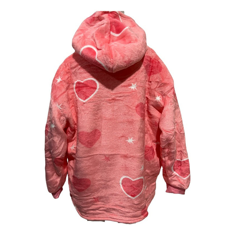 Maxi Poleron Sherpa Hello Kitty Kuromi Melody Kawaii Niñas