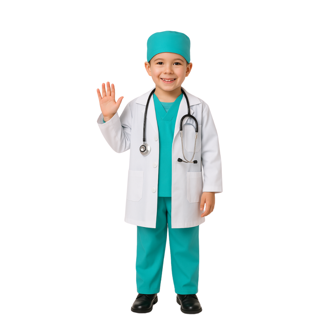 Traje De Doctor Para Niños