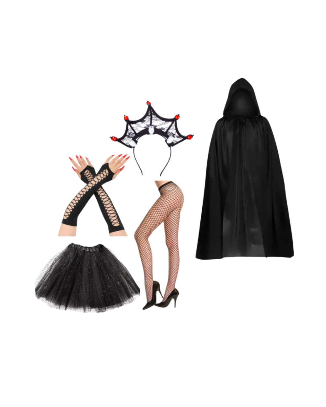 Set Disfraz De Reina Gótica Mujer