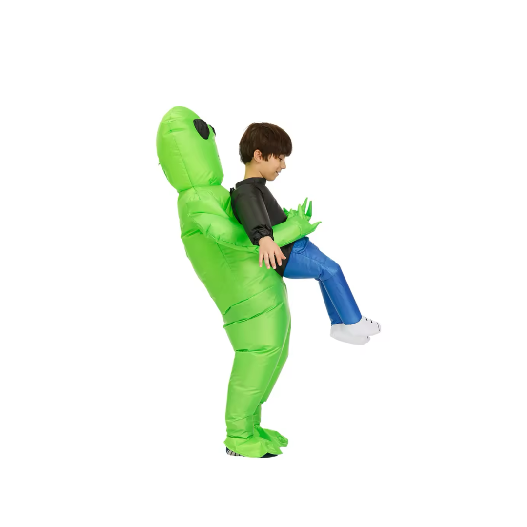 Disfraz Marciano Inflable Alien Infantil 120-150cm