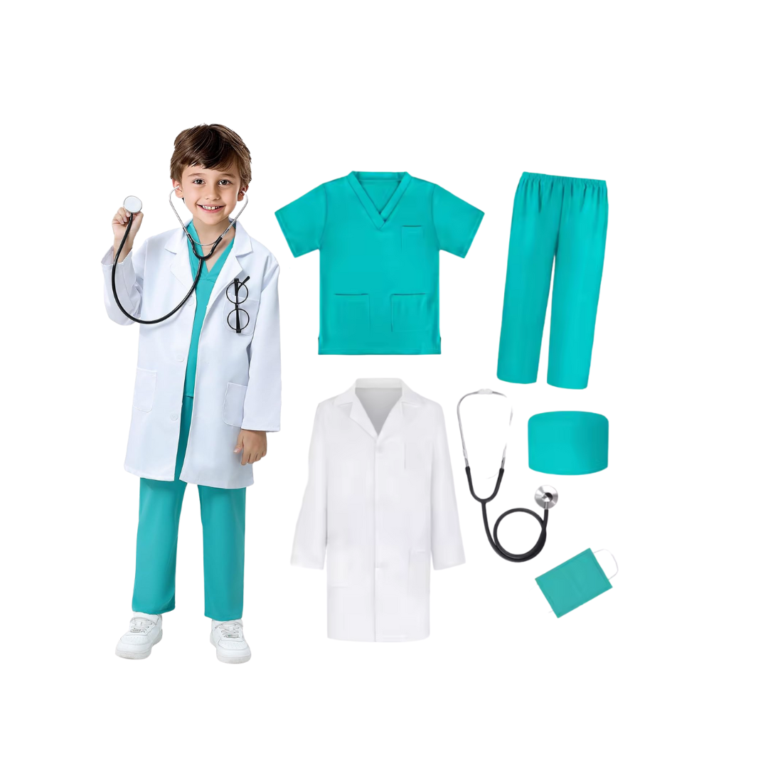 Traje De Doctor Para Niños