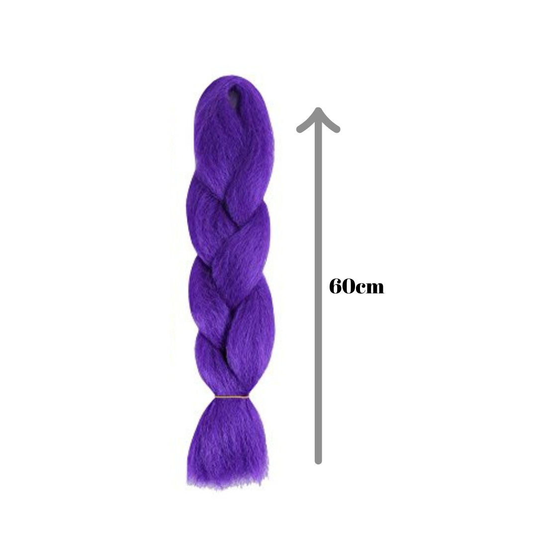 Extensiones Para Trenza Accesorio Disfraz Rumi Kpop Hunter Morado