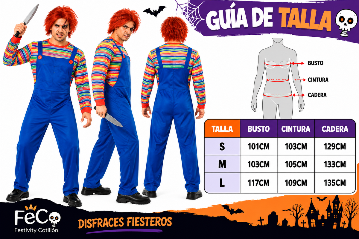 Disfraz De Chucky Hombre