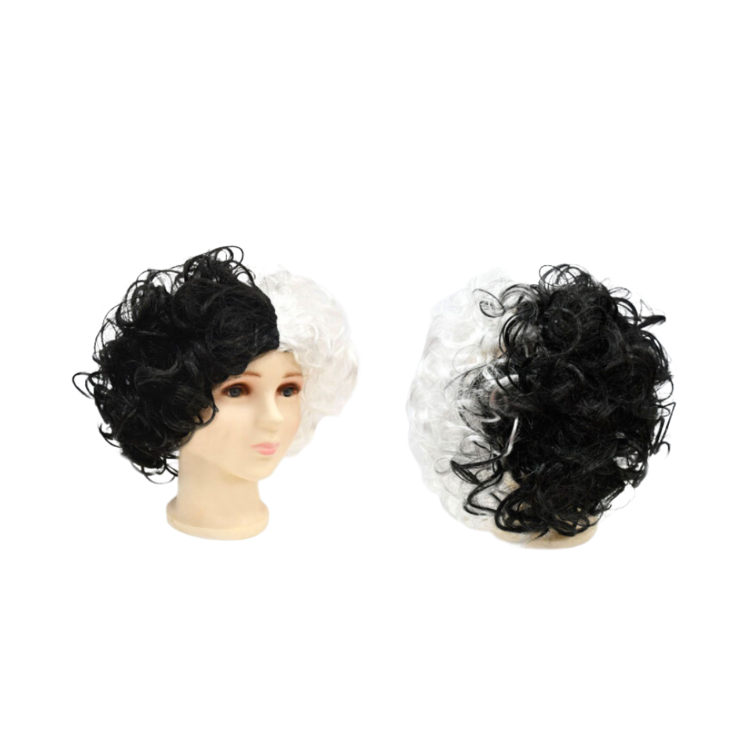 Peluca Cruella de vil Halloween