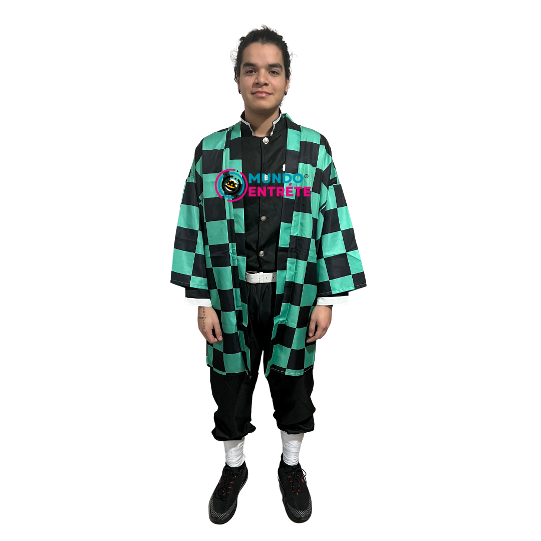 Disfraz De Demon Slayer Kimetsu No Yaiba Cosplay Kamado Tanjiro
