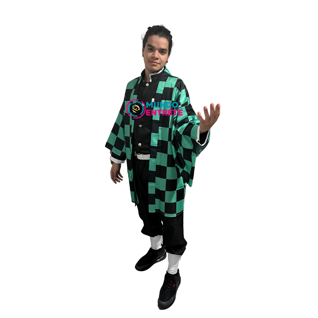 Disfraz De Demon Slayer Kimetsu No Yaiba Cosplay Kamado Tanjiro