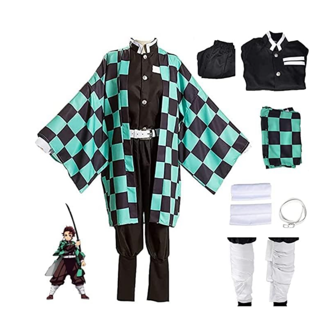 Disfraz De Demon Slayer Kimetsu No Yaiba Cosplay Kamado Tanjiro