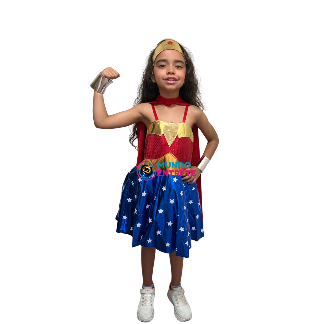 Disfraz Mujer Maravilla Niña