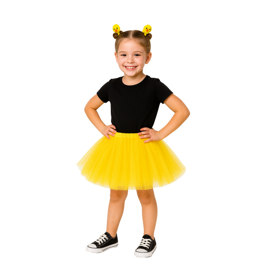 Disfraz De Pato Tutu + Pinches Para Niñas