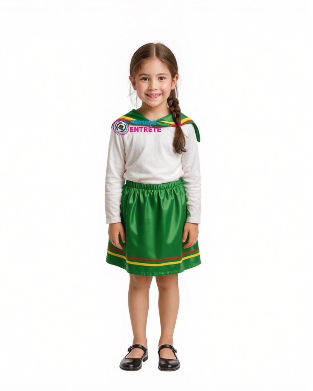 Falda Nortina + Punta Baile Trote Nortino Niña