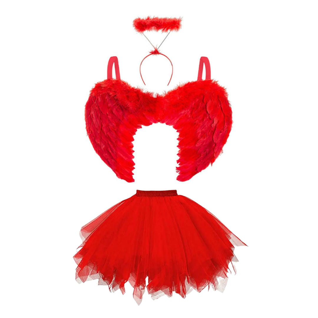 Disfraz Angel Cosplay Halloween Niña Mujer