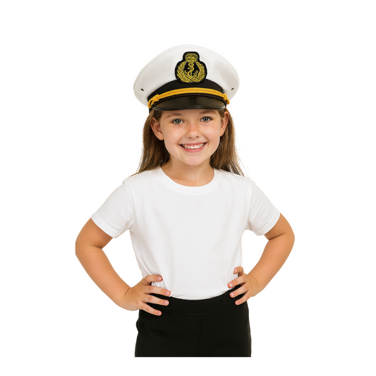 Gorro Capitán Marina Fiesta Niños