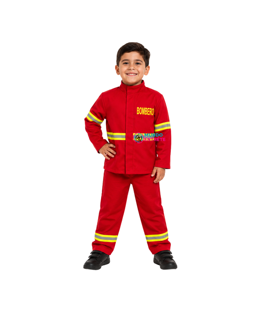 Disfraz Bombero Cosplay  Niño
