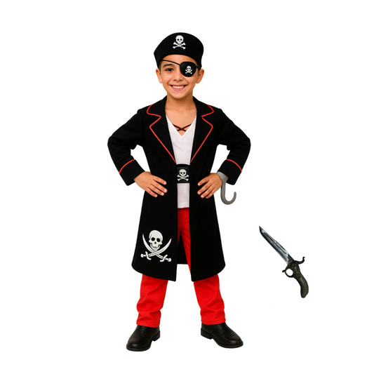 Disfraz de Pirata niño + Accesorios