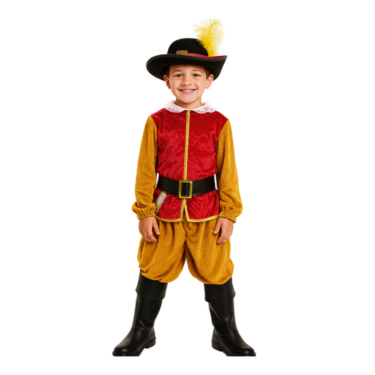 Disfraz de Gato con botas para Niños con Sombrero