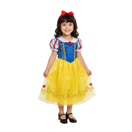 Disfraz Vestido Princesa Blancanieves  Niña
