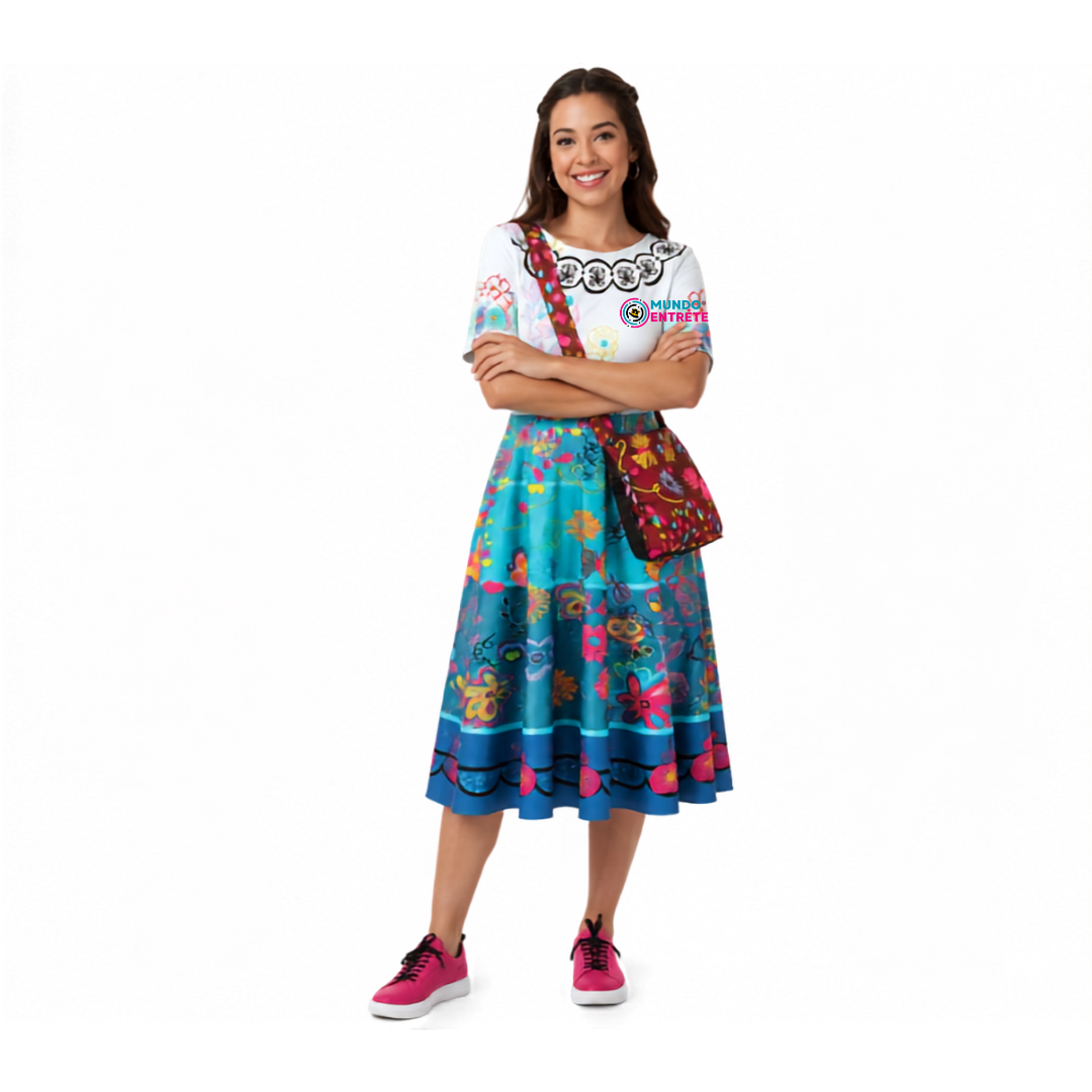 Disfraz Mirabel Para Mujer Vestido -- Encanto Madrigal