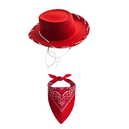 Set vaquero  Sombrero + bandana niños