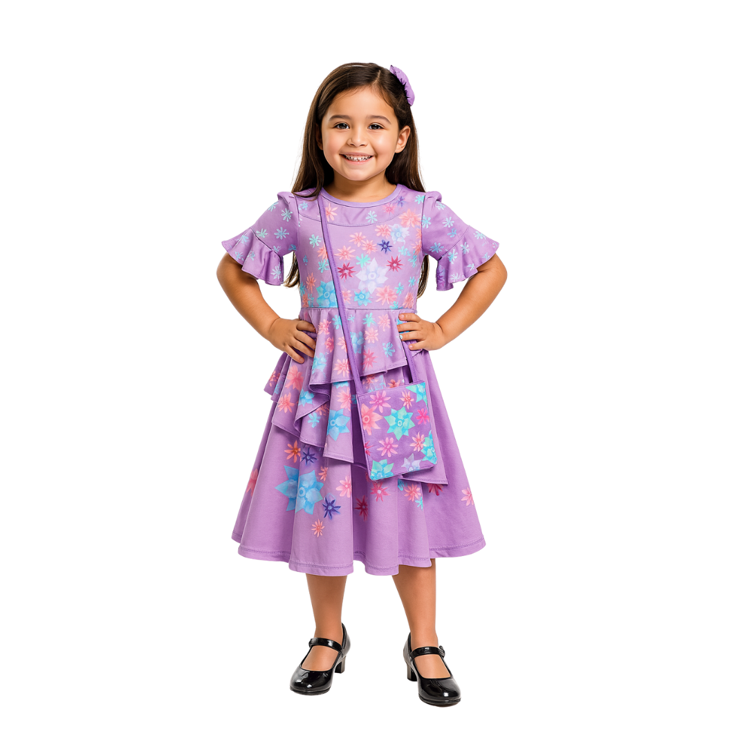Disfraz Vestido Isabela Madrigal Encanto Cosplay Halloween