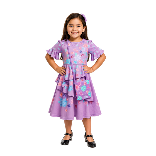 Disfraz Vestido Isabela Madrigal Encanto Cosplay Halloween