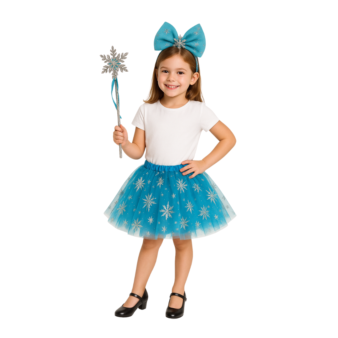 Set Disfraz Frozen Elsa