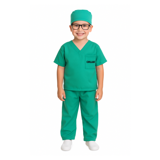 Disfraz Doctor Cirujano Profesiones Oficio Niño