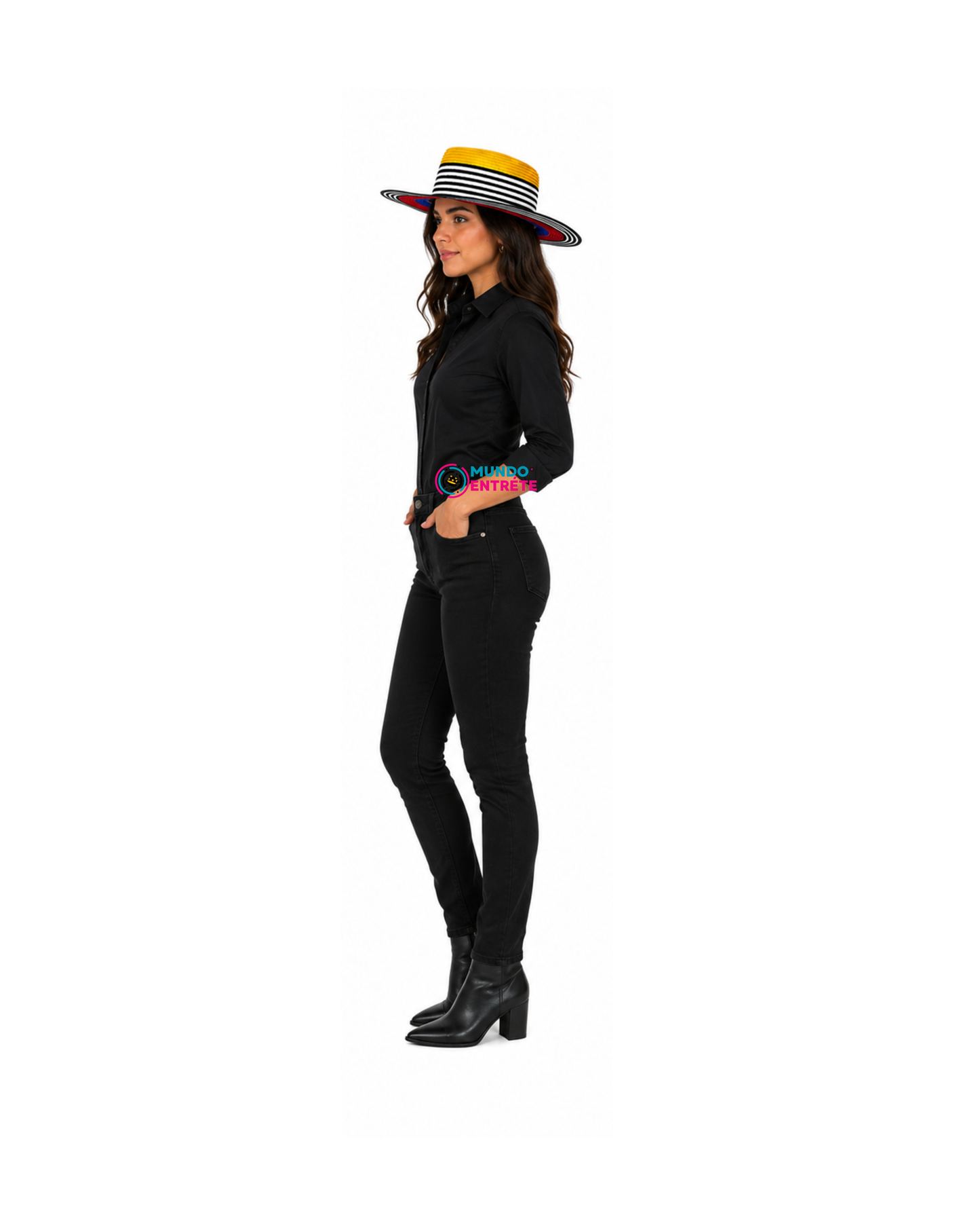 Sombrero Colombiano Vueltiao Tricolor