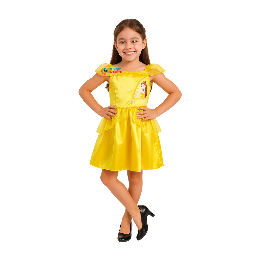 Disfraz de la Princesa Bella de Disney original para Niñas