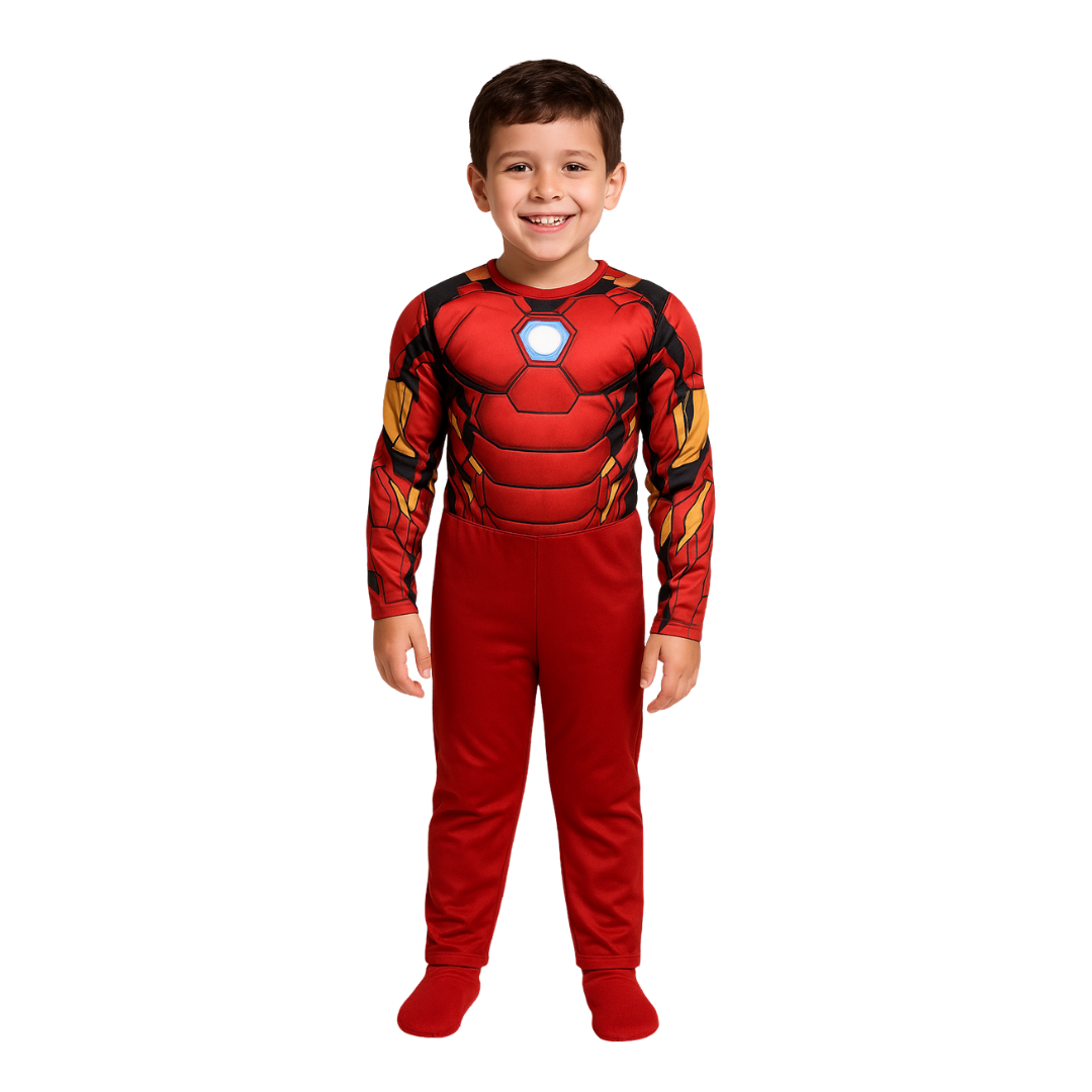 Disfraz Niño Superhéroes Avengers Marvel Con Músculos