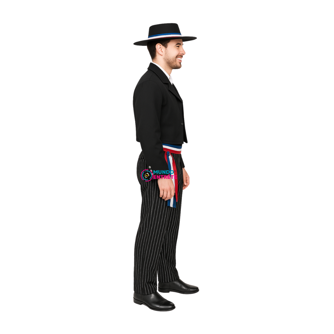 Vestimenta Típica Traje Huaso Elegante Para Adulto