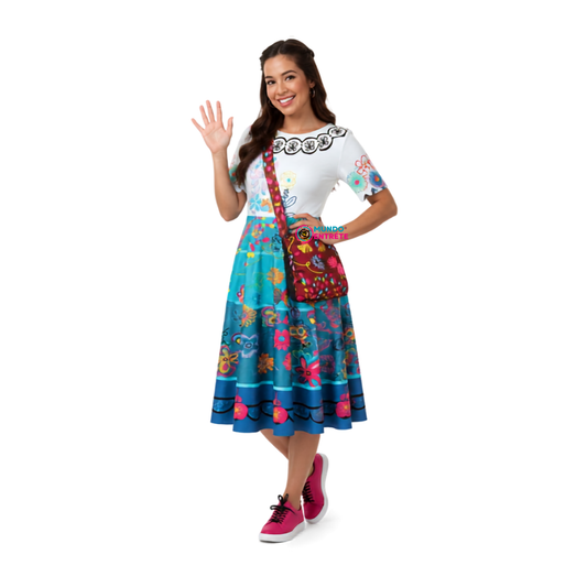 Disfraz Mirabel Para Mujer Vestido -- Encanto Madrigal