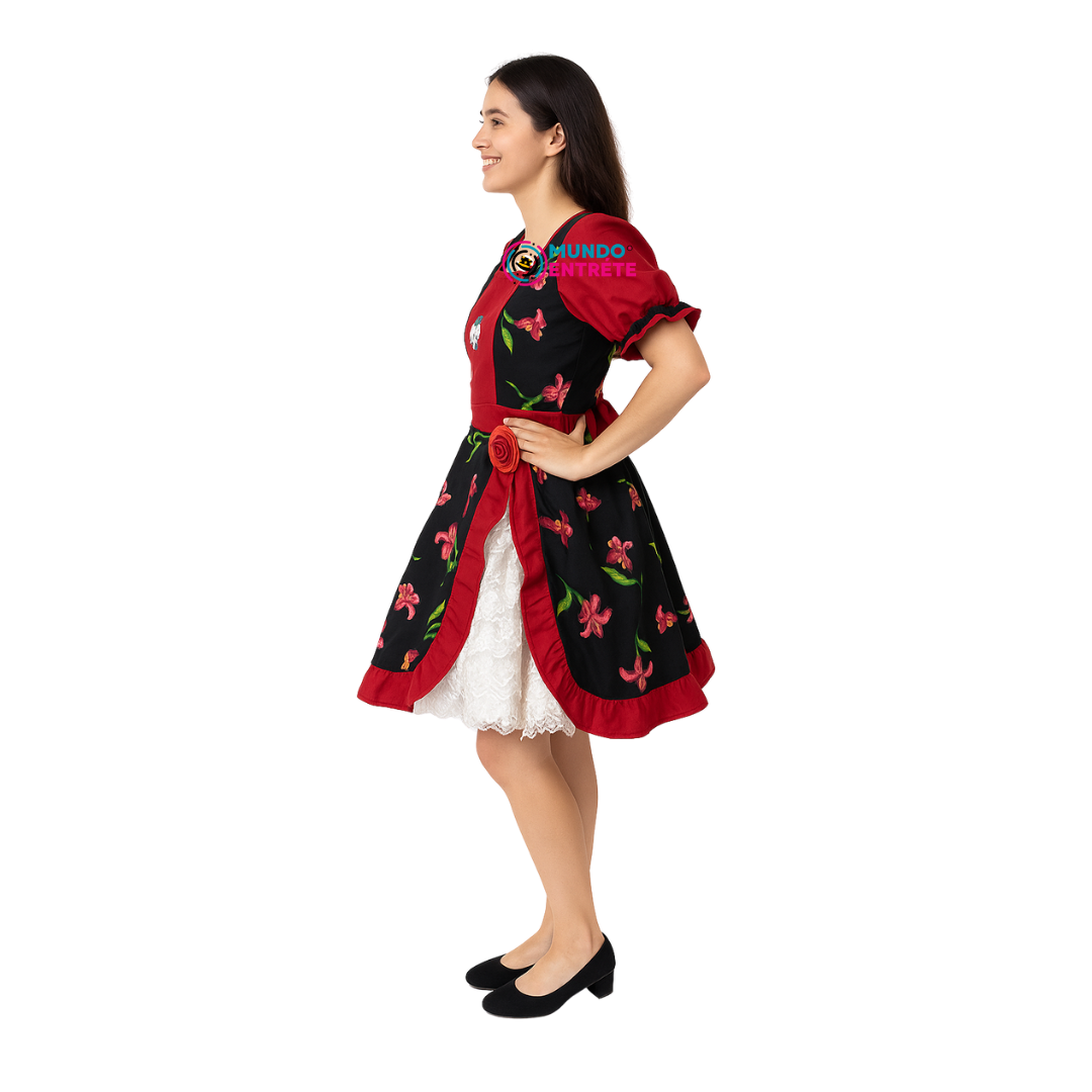 Traje Huasa China Fiestas Patrias Para Mujer