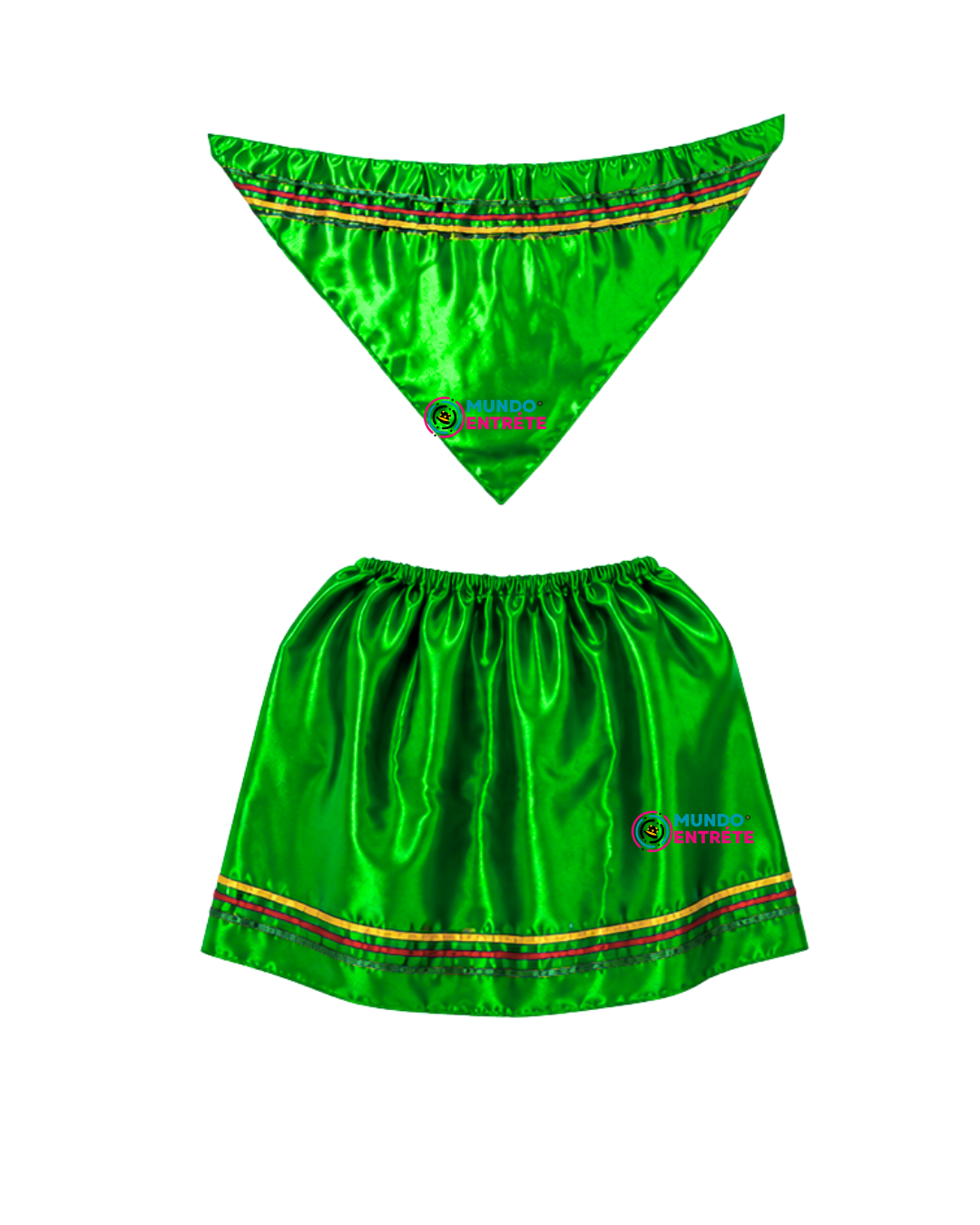 Falda Nortina + Punta Baile Trote Nortino Niña