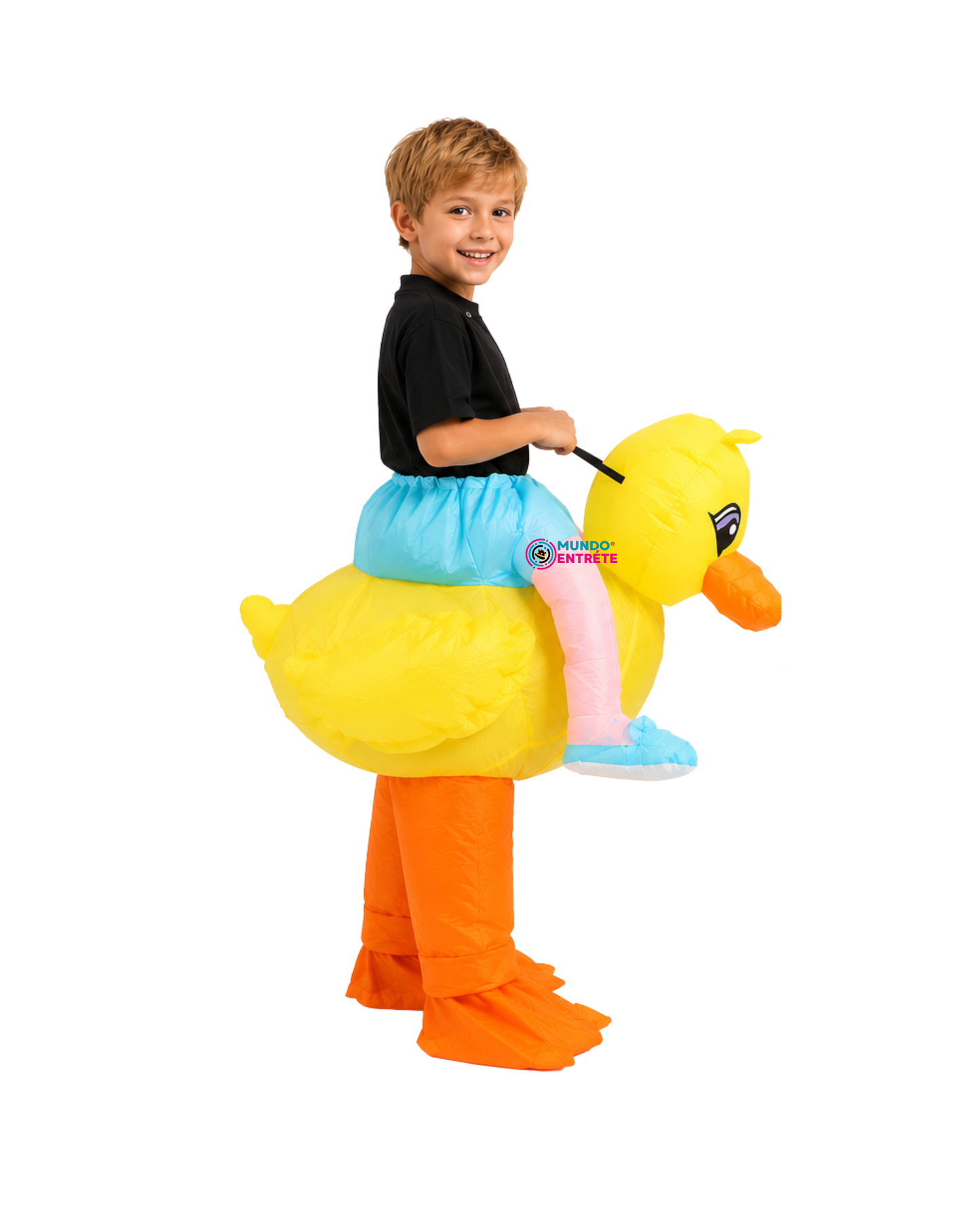 Disfraz Inflable De Pato Amarillo