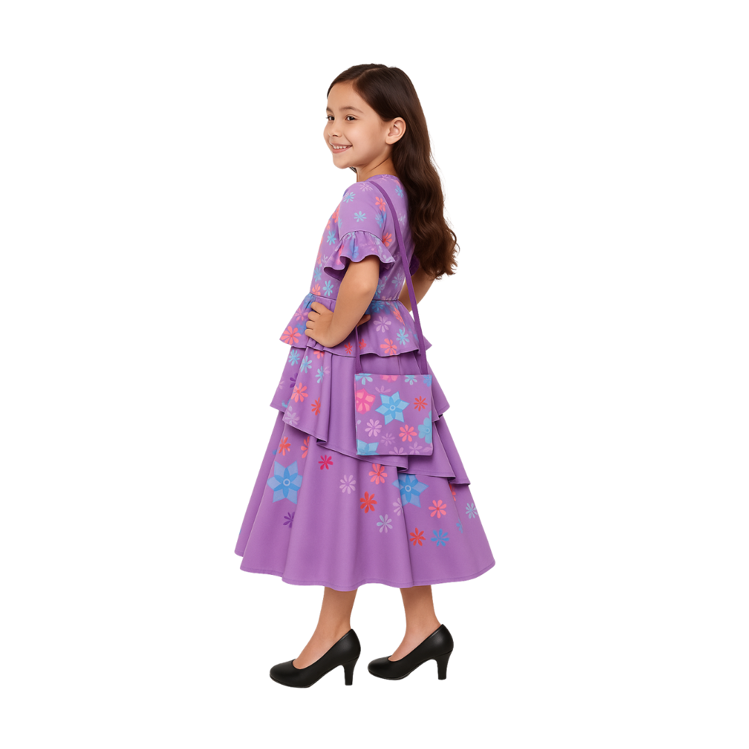 Disfraz Vestido Isabela Madrigal Encanto Cosplay Halloween