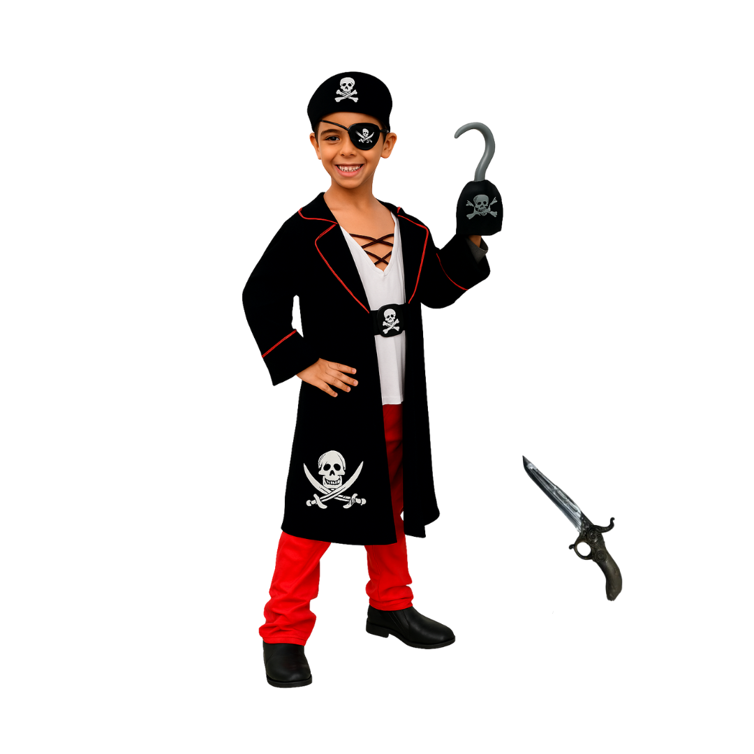 Disfraz de Pirata niño + Accesorios